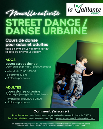 Cours de Street Dance Ados