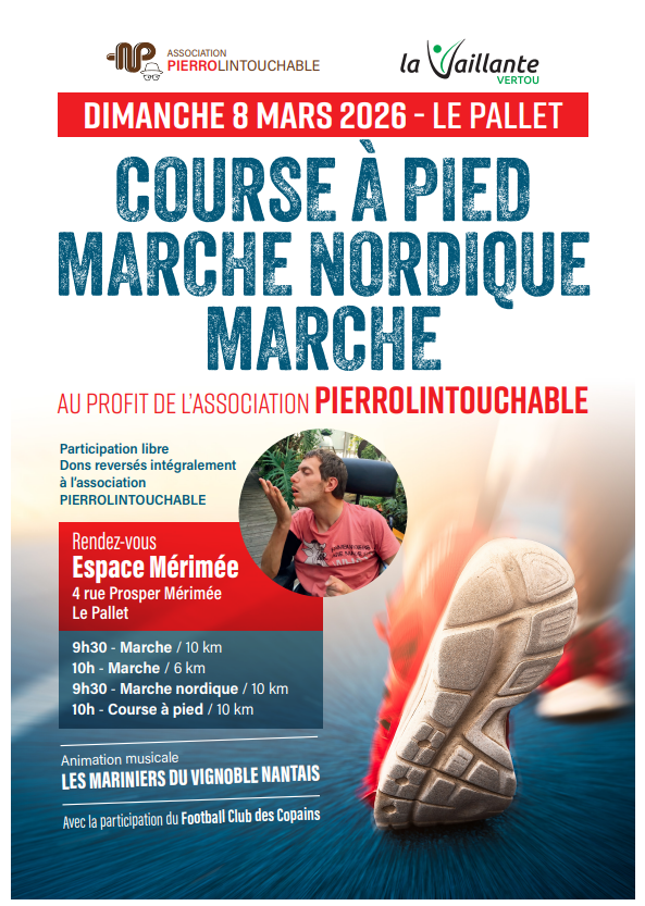 Courir, marcher pour Pierrol'intouchable