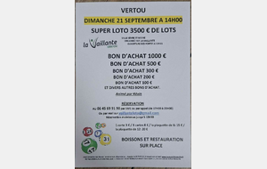 Super Loto salle Sèvre et Maine