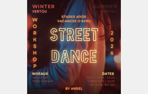Stage Street Dance Ado ( à partir de 12 ans)